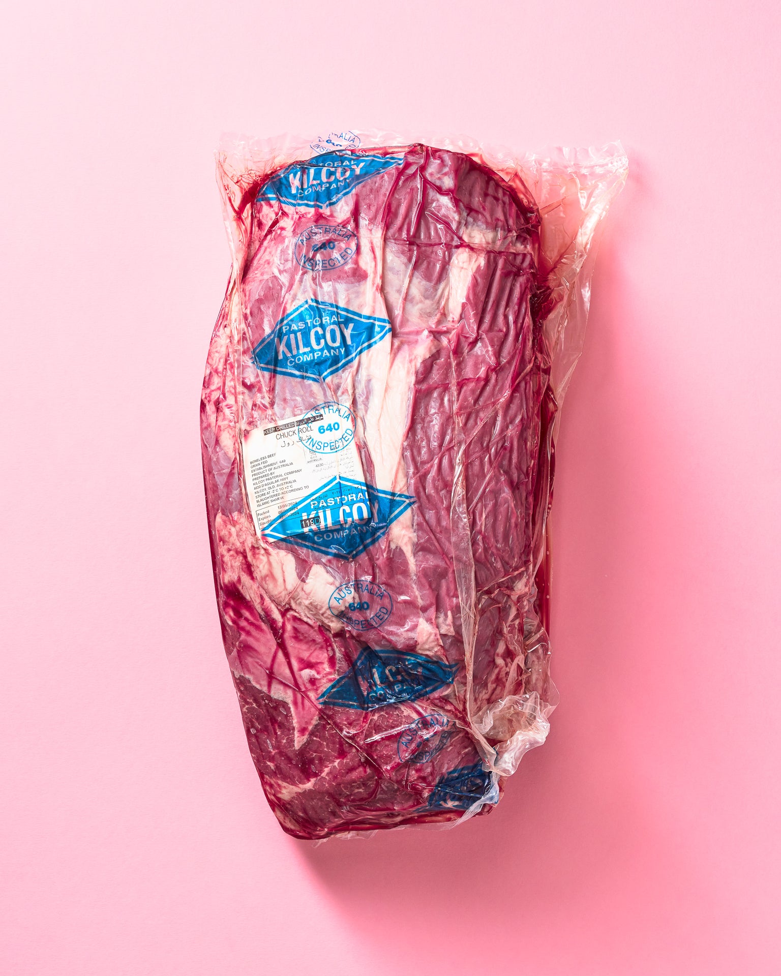 Kilcoy Blue Diamond Grain Fed Beef Chuck Roll